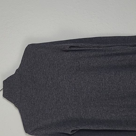 Joseph Tricot Charcoal Long Sleeve Wool Dress Size M - Picture 8 of 9